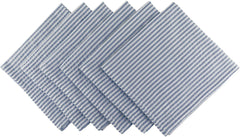 DII 100% Cotton Napkins, Blue and white, Napkin Set, 6 Piece