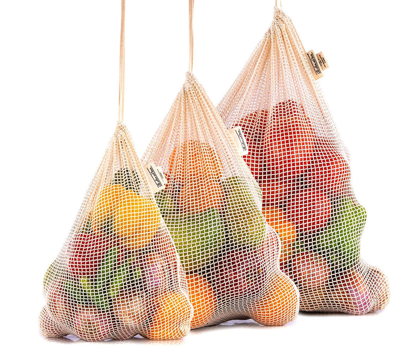 Best Mesh Produce Bags, Set of 3