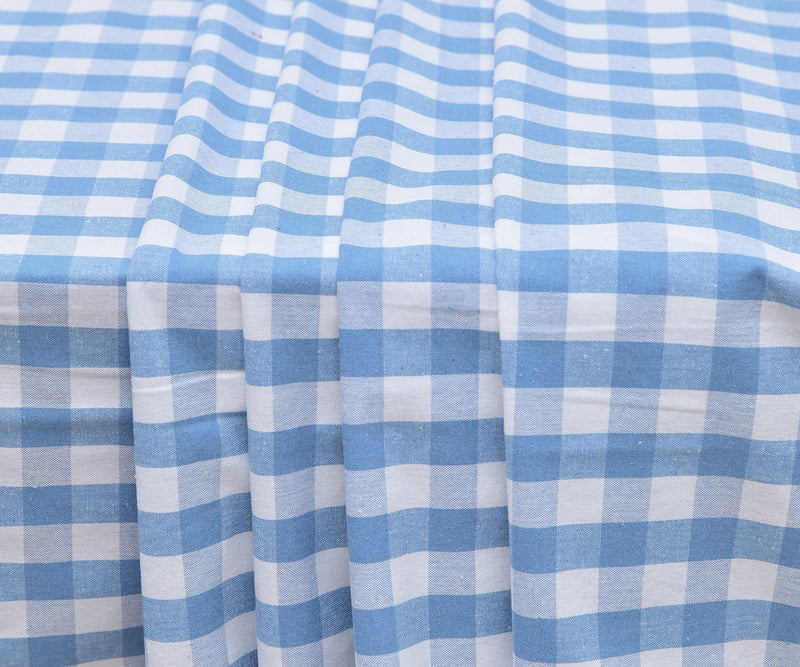 Black and White Plaid Tablecloth | Small Check Tablecloths