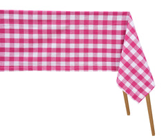 Black and White Plaid Tablecloth | Small Check Tablecloths