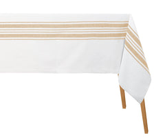 Farmhouse Tablecloth - (Beige/Cream)