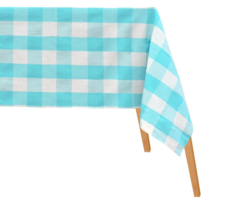 Square Tablecloths - (52x52", Aqua Blue)