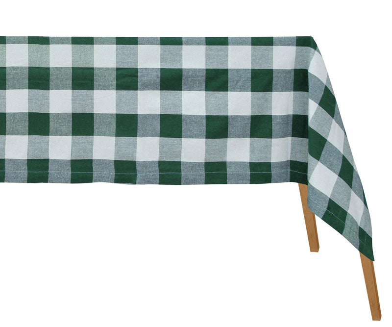 Dining Table Cloths - Green and White