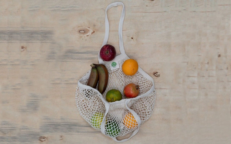 Mesh French Market Tote Bags